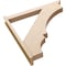 Ekena Millwork 5 1/2-in W x 42-in D x 42-in H Balboa Trad Rough Cedar Woodgrain TimberThane Outlooker, Primed Tan OUTUR055X42X42BOA04RCPR - alternate 5